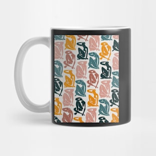 Blue nude colorful pattern Henri Matisse abstract art Mug